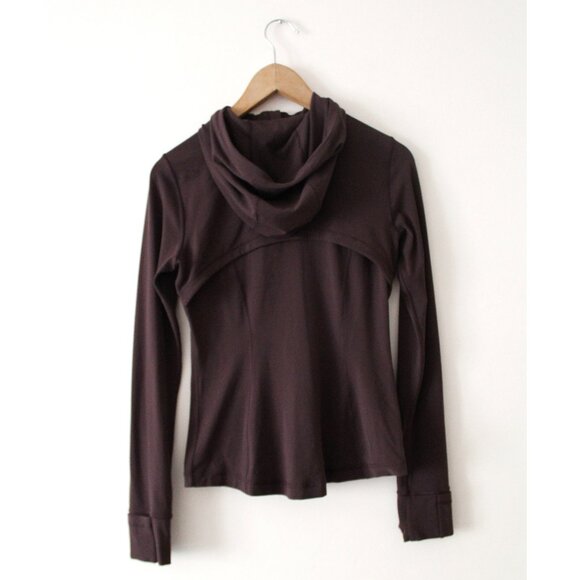 Lululemon Hooded Define Jacket Nulu / Size 6 / Black Satin - Picture 5 of 8